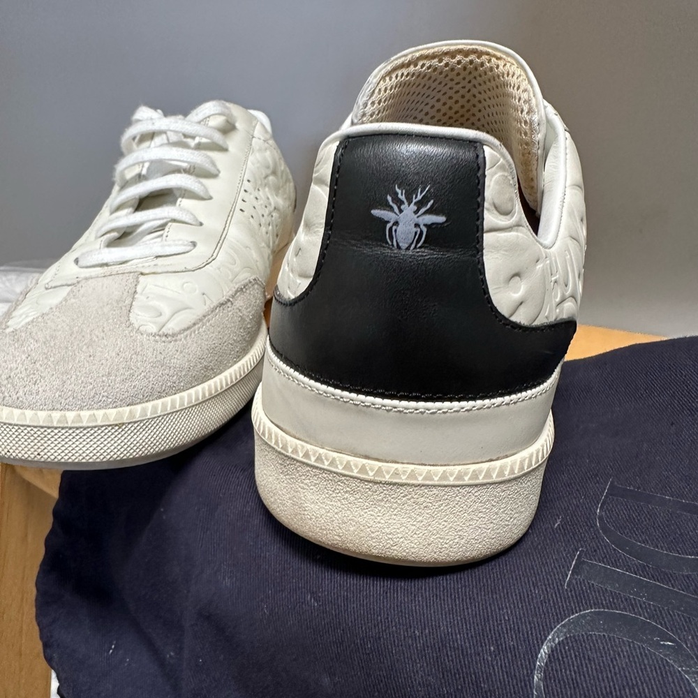 Dior B01 Oblique Emboss Sneakers Authentic size 9.5 Men’s Excellent Condition - Picture 4 of 6